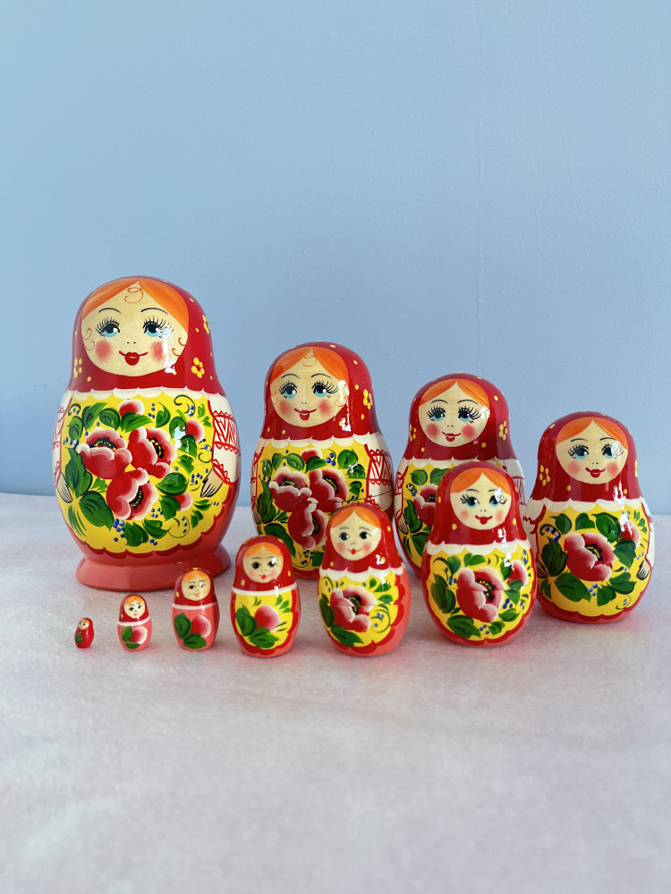 Матрешка "Анюта"  10 кукольная фото-3