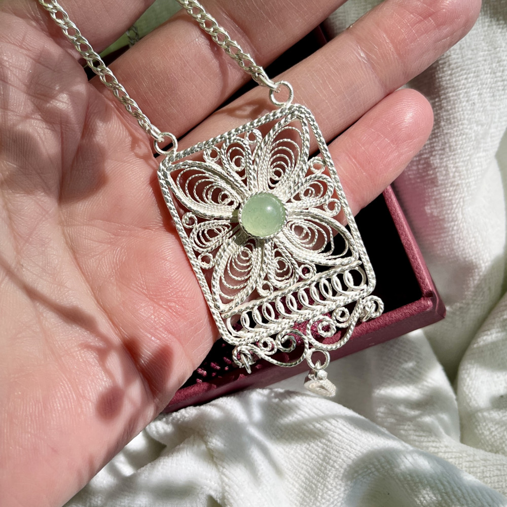 Подвеска "Тюльпан" (серебро)