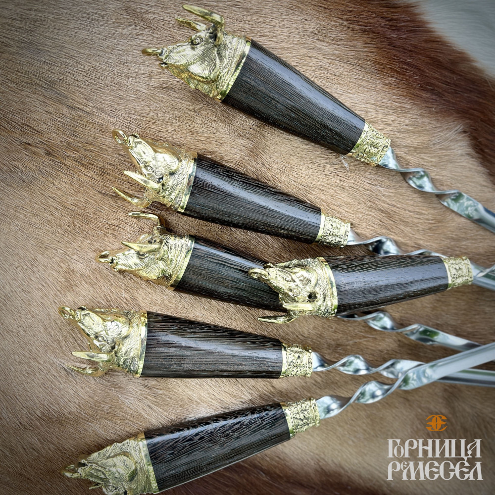 Шампура "Бык с кольцом"