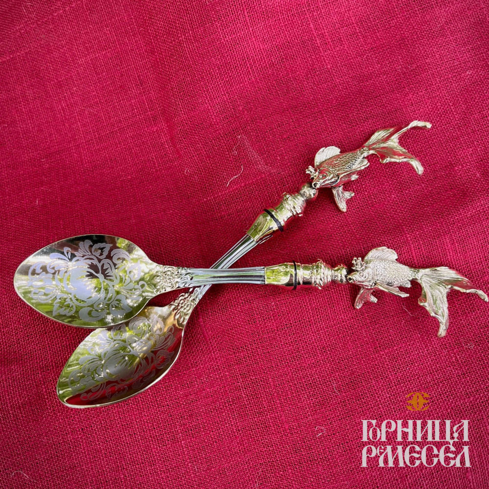 Чайная ложка "Золотая рыбка"