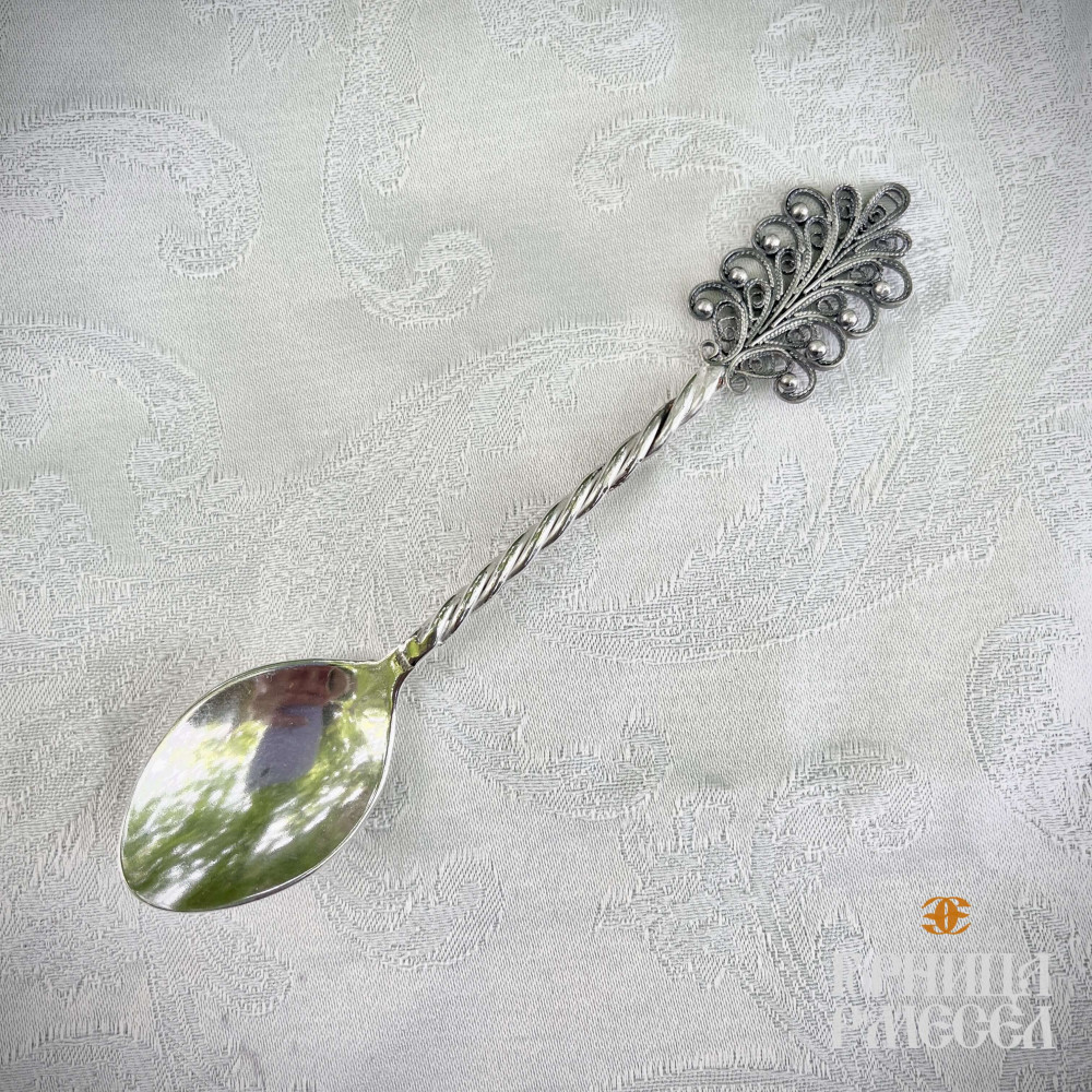 Ложка с филигранью № 13 п\с - фото1 Ложка с филигранью № 13 п\с - фото1