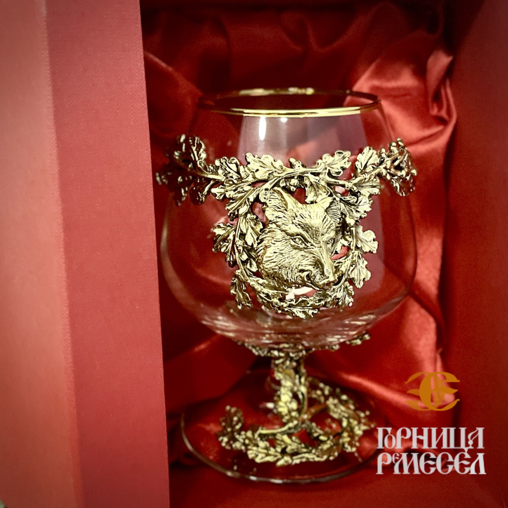 Бокал для коньяка "Дубрава кабан" фото-6