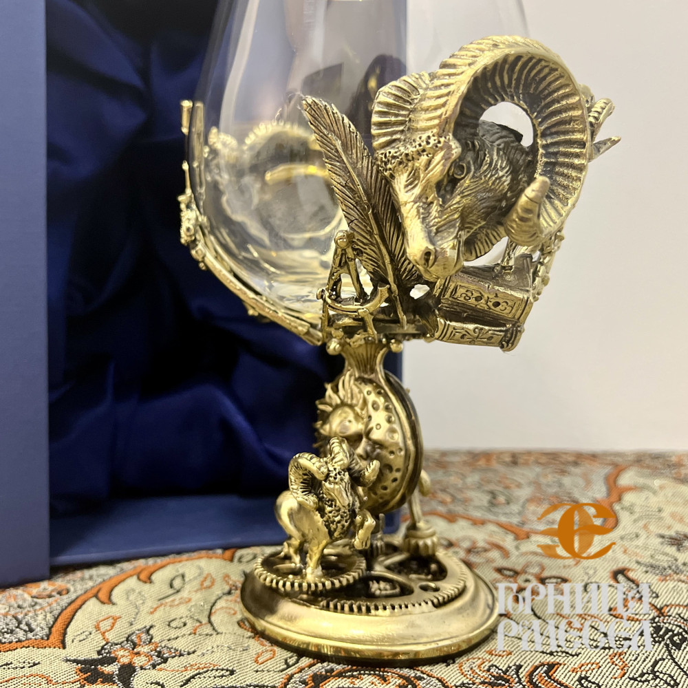 Бокал для коньяка "Зодиак Овен" - фото1 Бокал для коньяка "Зодиак Овен" - фото1