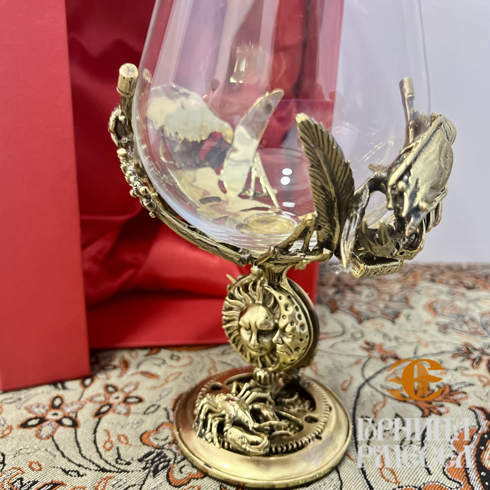 Бокал для коньяка "Зодиак Рак" фото-4