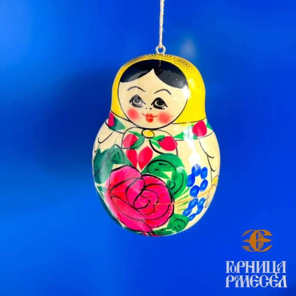 Новогодняя игрушка "Матрешка" 3 пр. фото-3