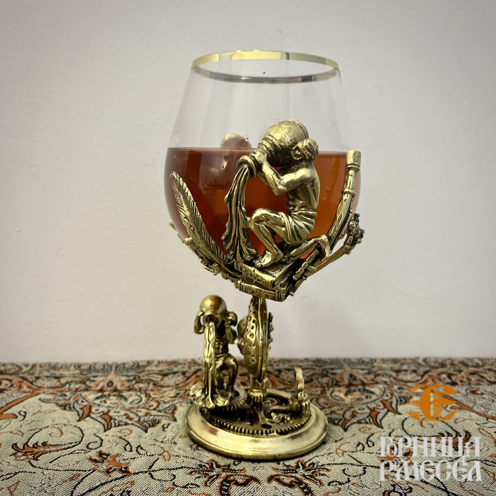 Бокал для коньяка "Зодиак Водолей" фото-3