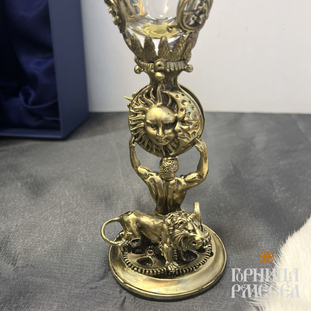 Бокал для  вина "Зодиак Лев" фото-4