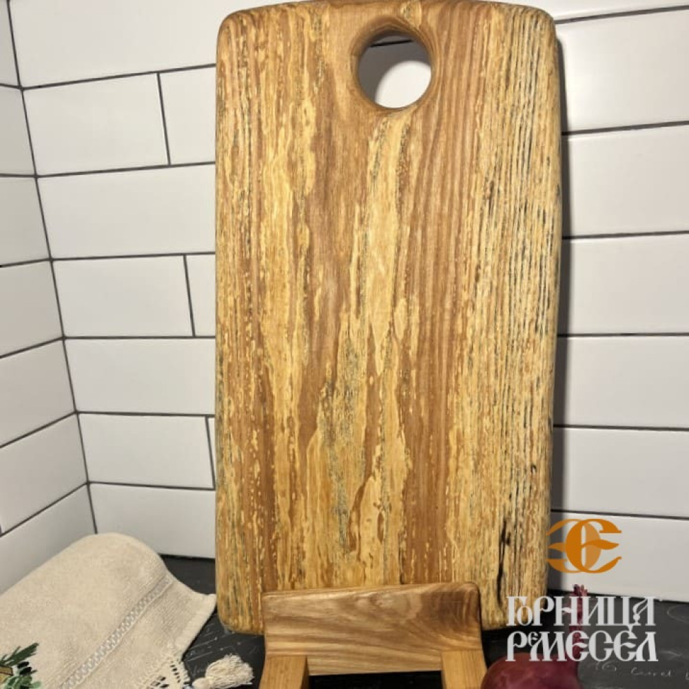 Деревянная разделочная доска, 36-19 см. фото-3