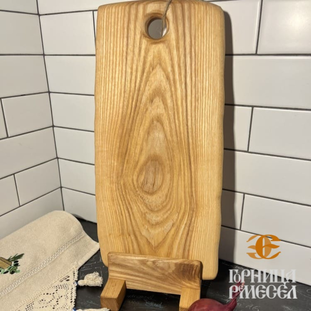 Деревянная разделочная доска, 36-19 см. фото-4