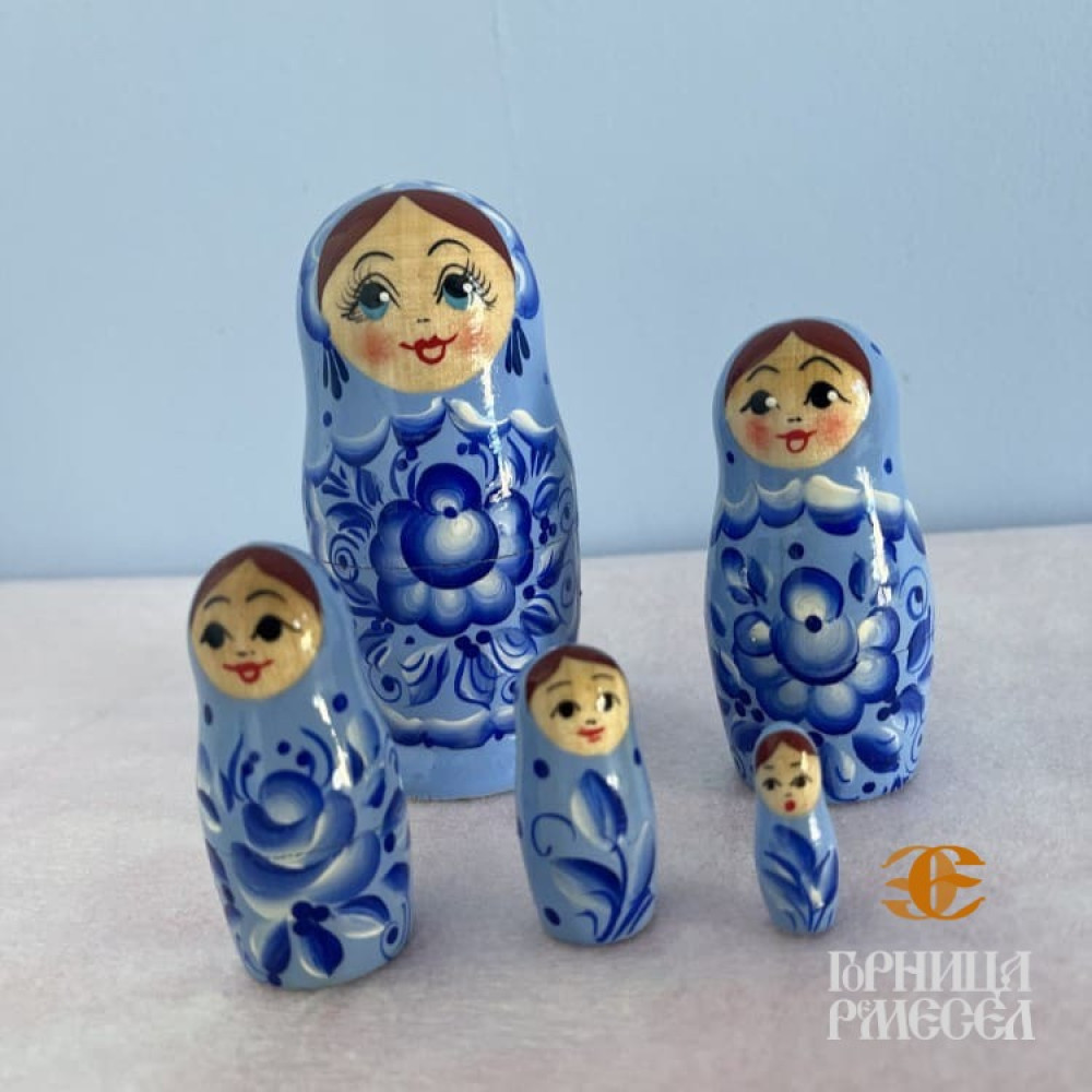 Матрешка "Россияночка" 5 кукольная фото-4
