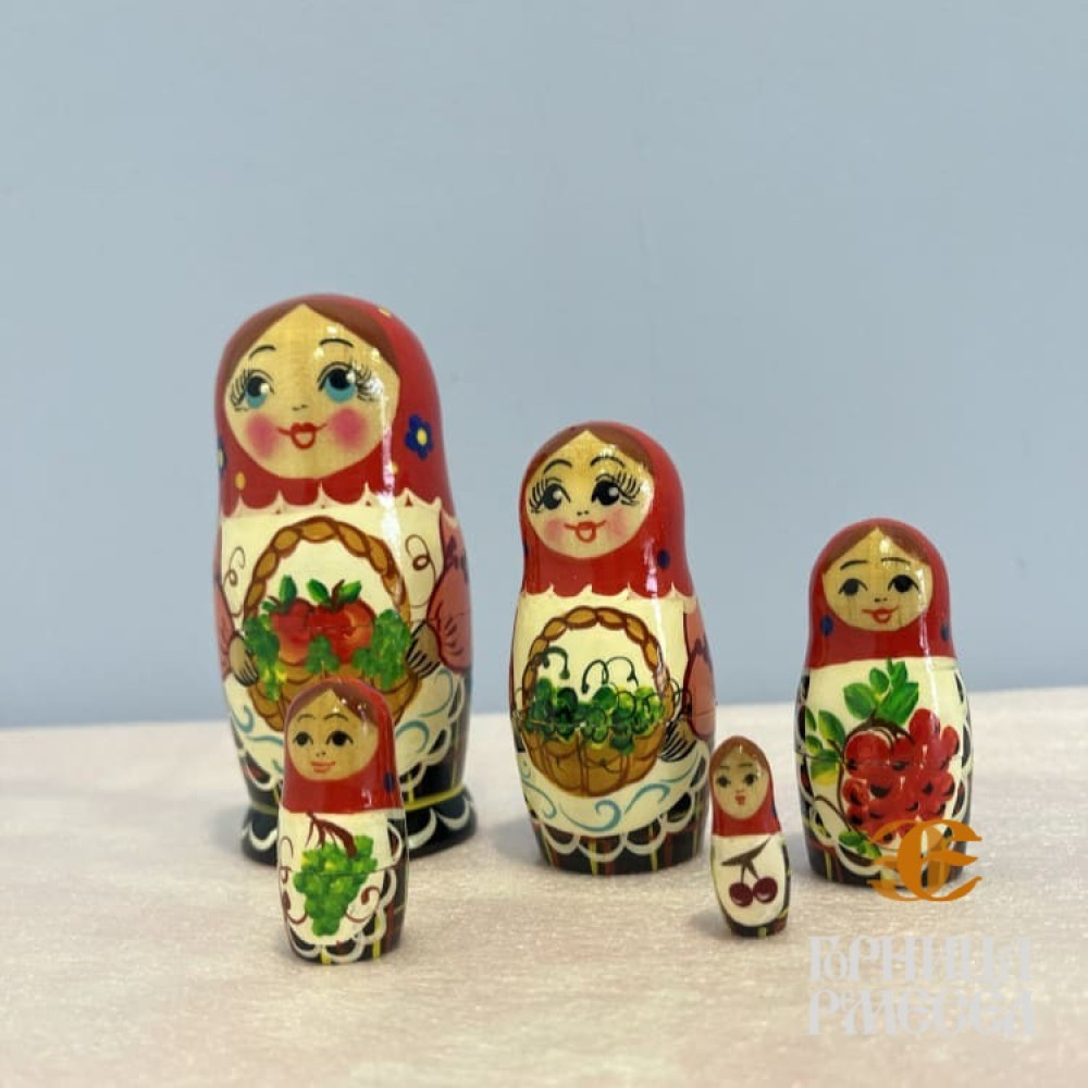 Матрешка "Россияночка" 5 кукольная фото-6