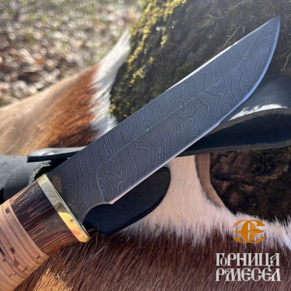Нож дамаск