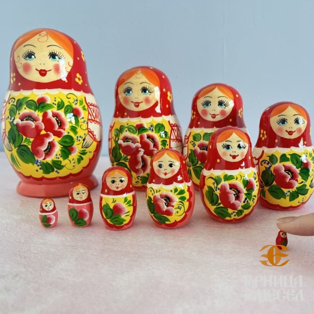 Матрешка "Анюта"  10 кукольная фото-4