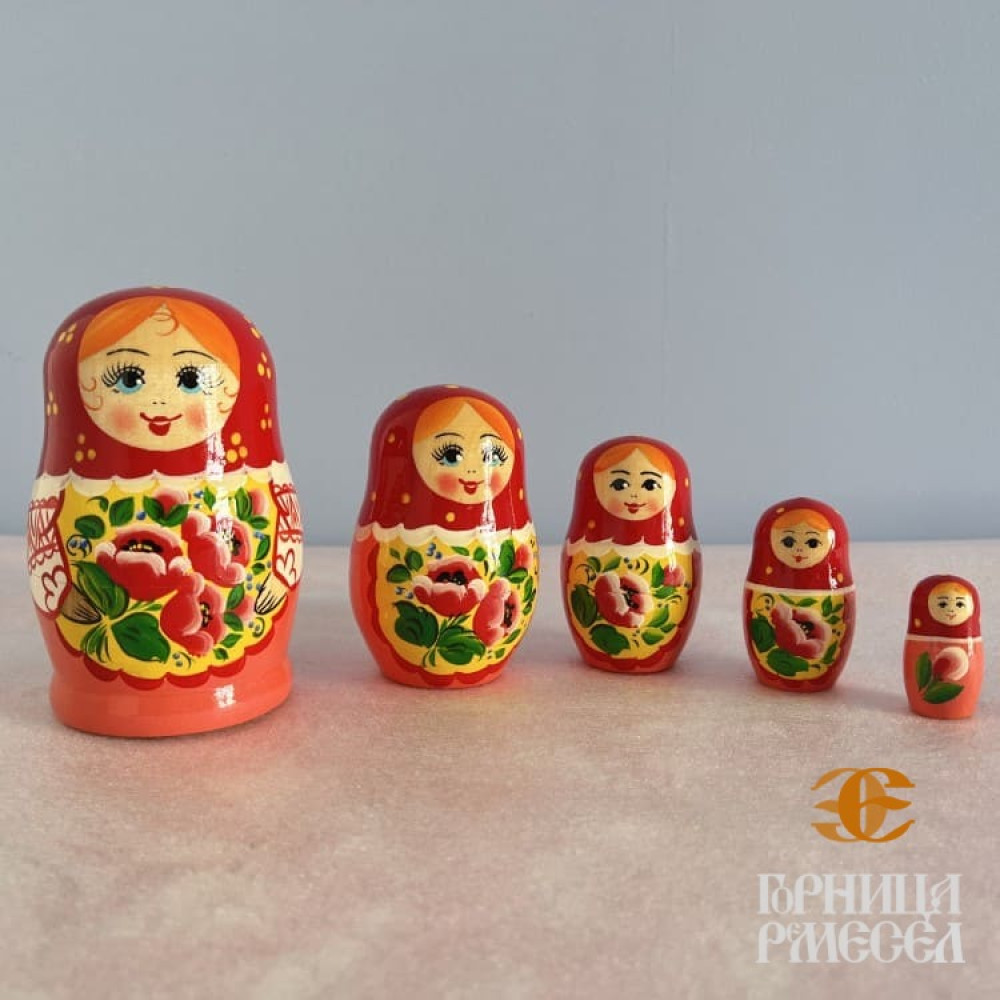 Матрешка "Анюта" 5 кук. - фото1 Матрешка "Анюта" 5 кук. - фото1