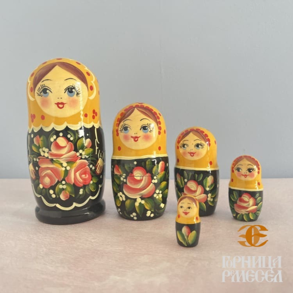 Матрешка "Россияночка" 5 кукол б/р. фото-3