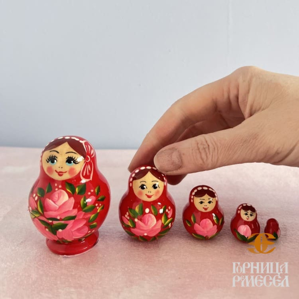 Матрешка "Катюша" 5 кук. - фото2 Матрешка "Катюша" 5 кук. - фото2