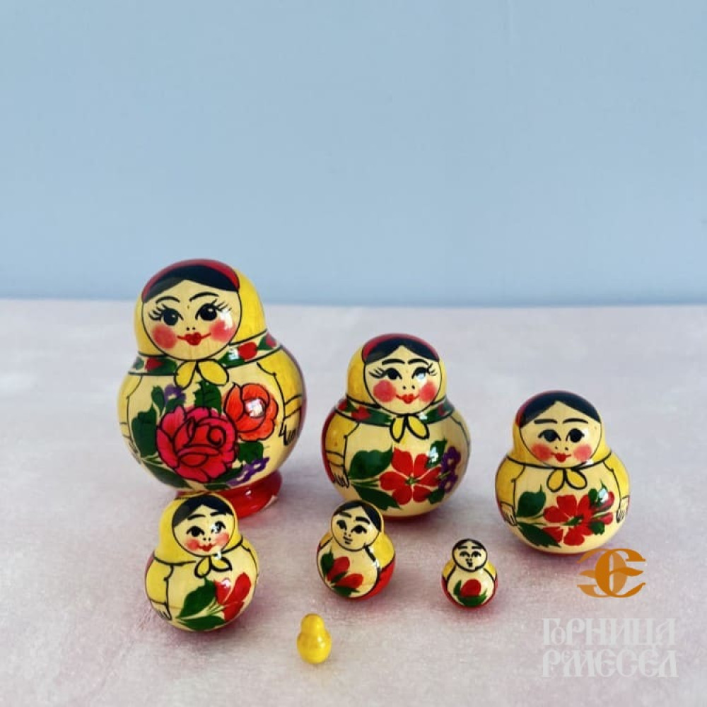 Матрешка "Катюша" 7 кукол - фото2 Матрешка "Катюша" 7 кукол - фото2