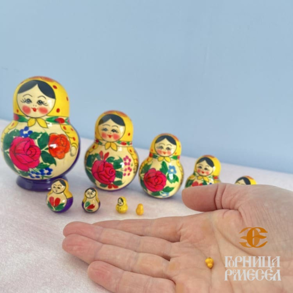 Матрешка "Катюша" 10 кукол фото-4