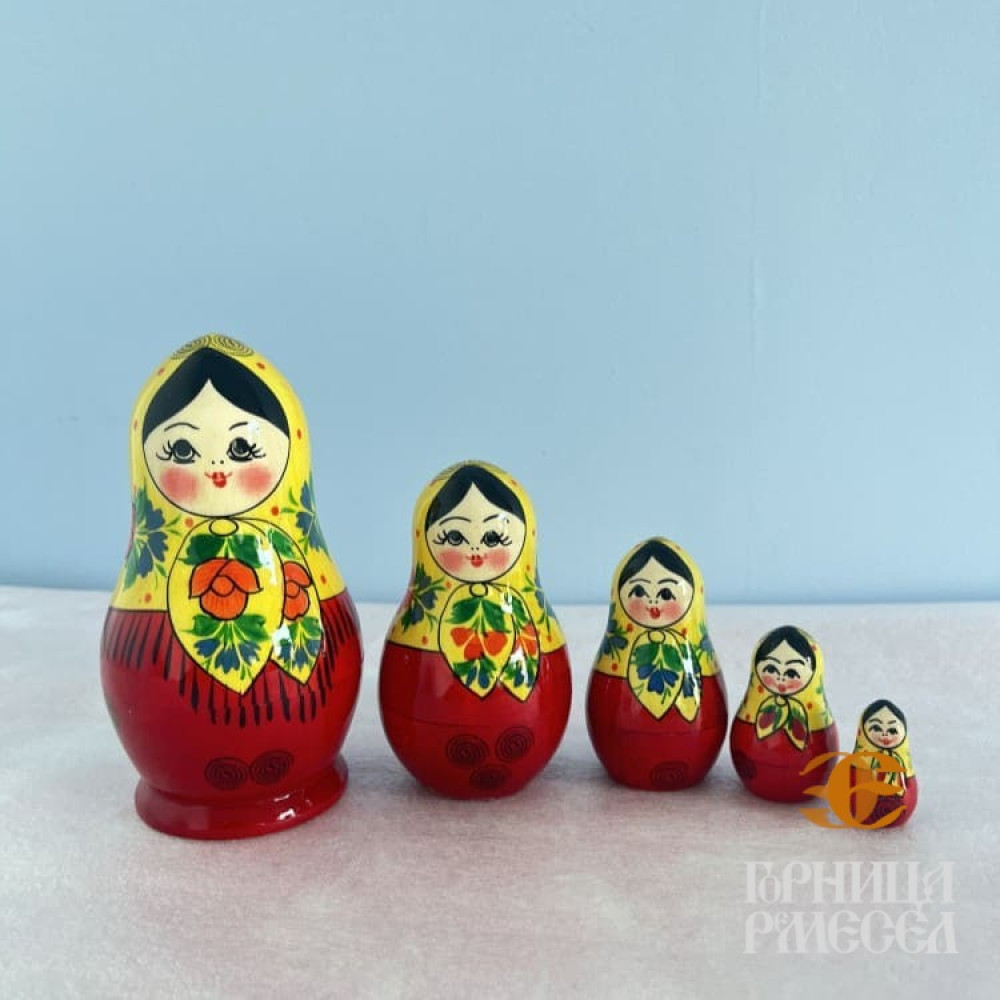Матрешка "Грушенька - 1" 5 кукол - фото2 Матрешка "Грушенька - 1" 5 кукол - фото2