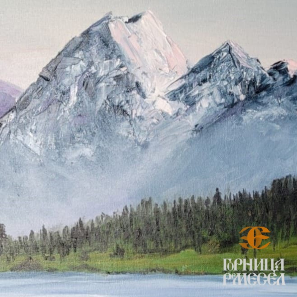 Картина "Горы", 50*60 см. фото-4