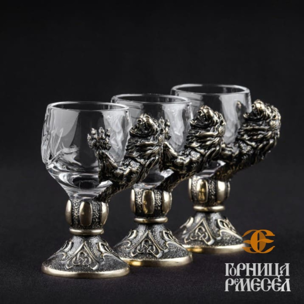 Рюмка «Лев» в упаковке фото-4