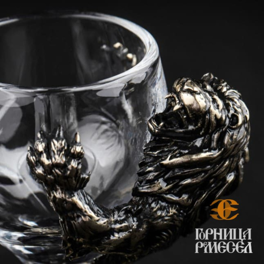 Рюмка «Лев» в упаковке фото-2