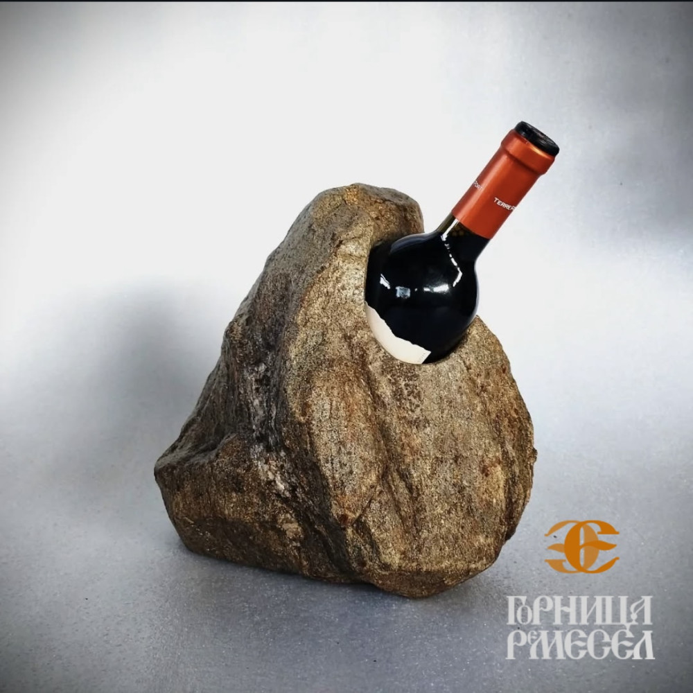 Подставка для подачи и хранения вина из камня фото-3