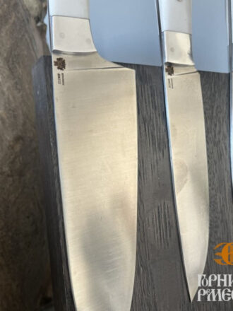 Набор "Кухонный" из 3-х ножей Х12МФ +т подставка