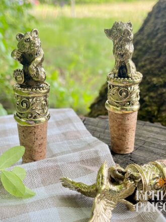 Декоративная пробка "Медведь" Лесная братва