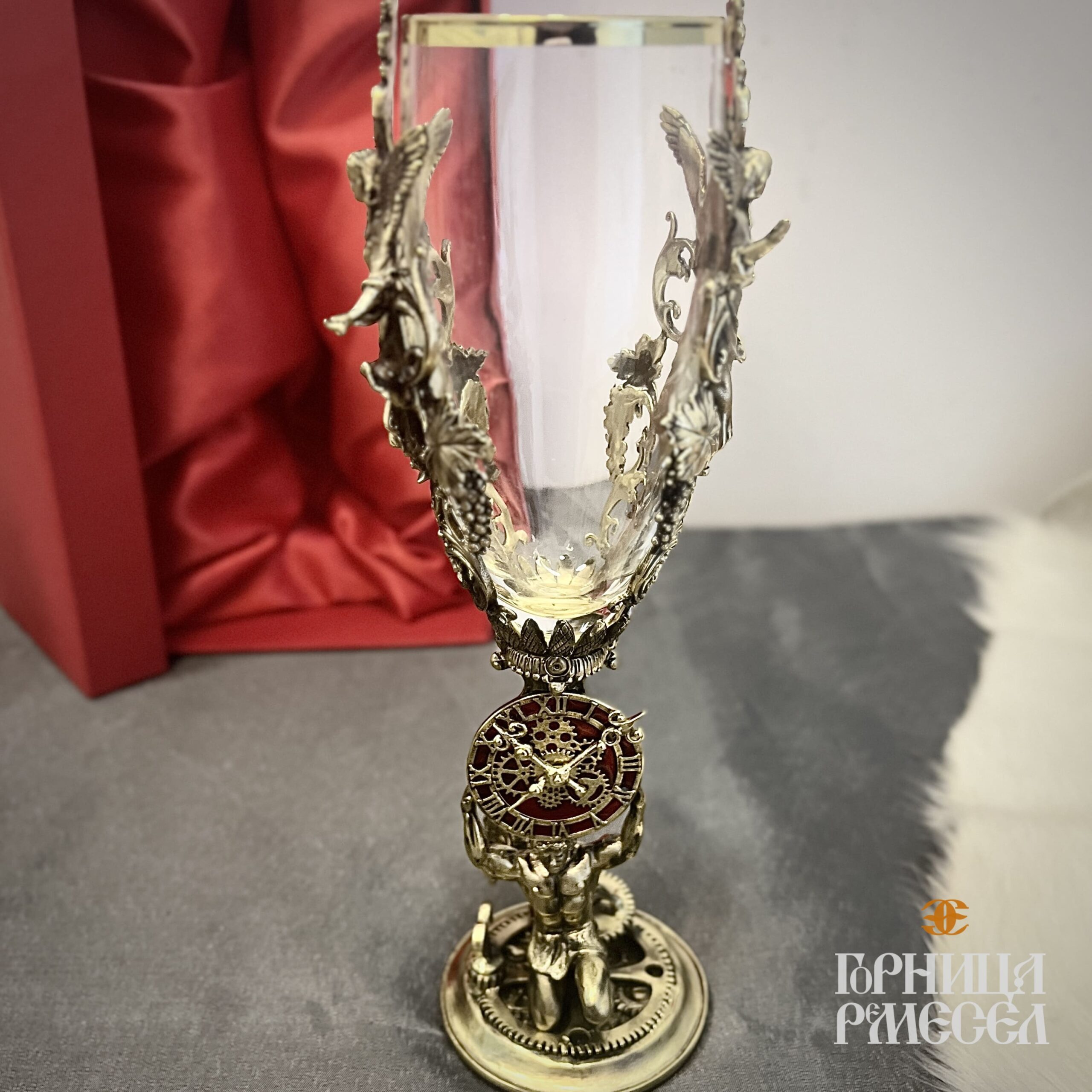 Бокал для вина «Зодиак Овен» в подарочной коробке — изображение 2