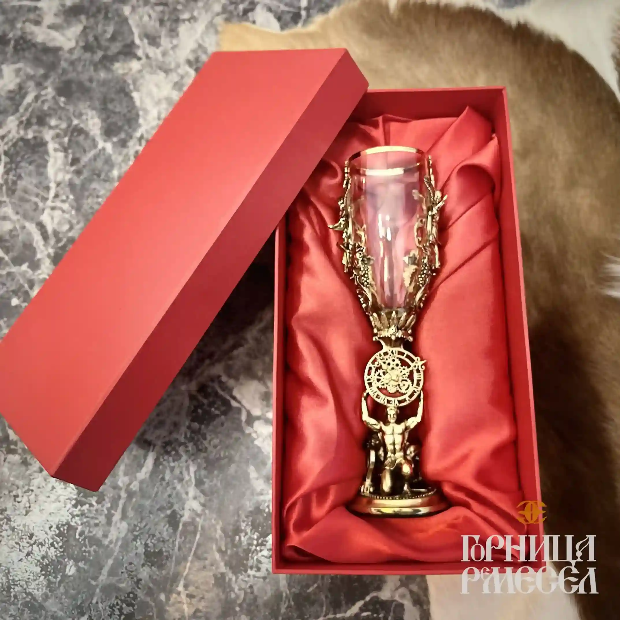 Бокал для вина «Зодиак Овен» в подарочной коробке — изображение 6