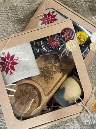 «Чайный узор»: подарочный набор с белорусской символикой